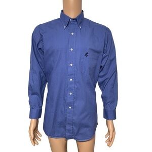 VTG Walt Disney World Men’s Blue M Single Needle Tailoring Button Down LS Shirt